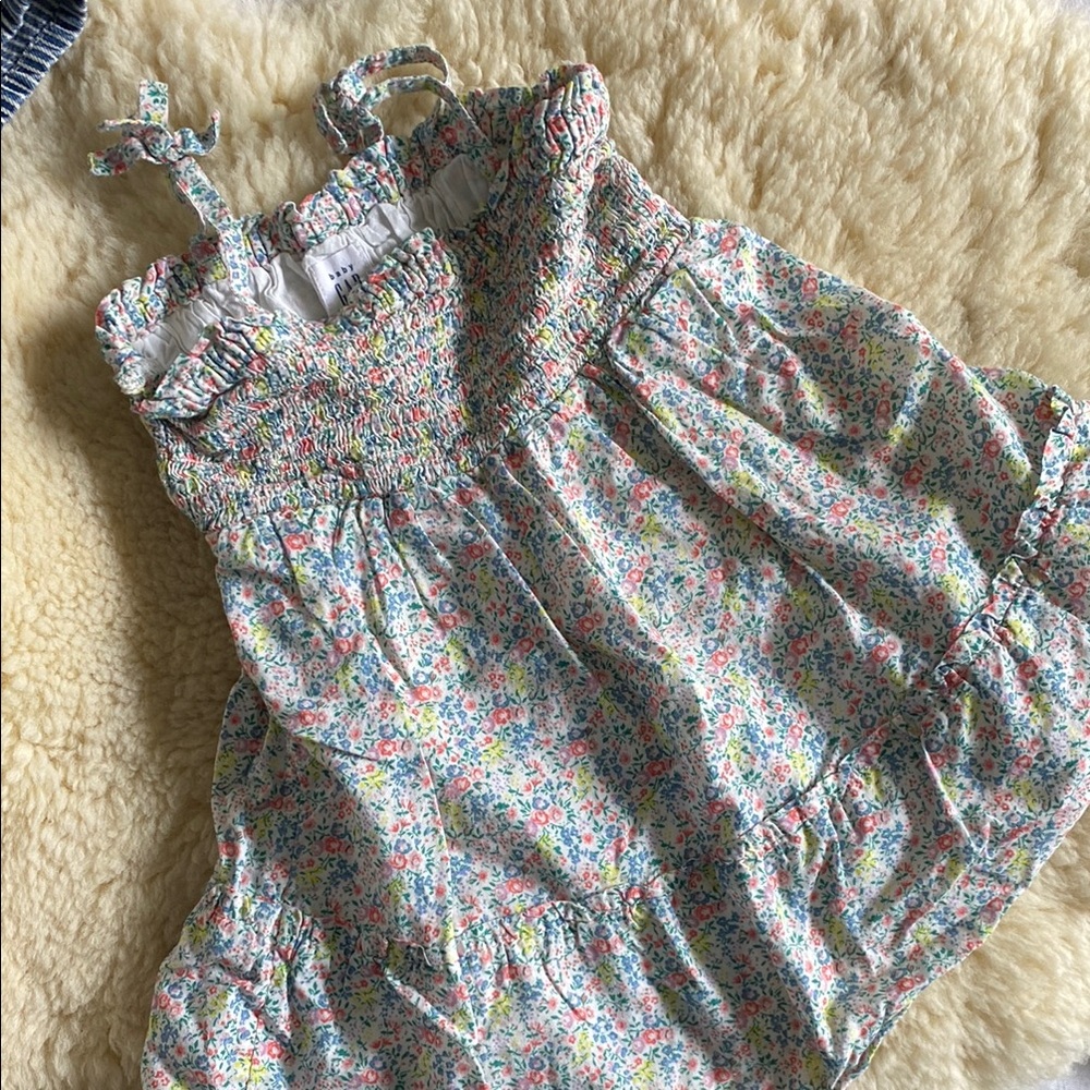 Floral Smocked Sundress